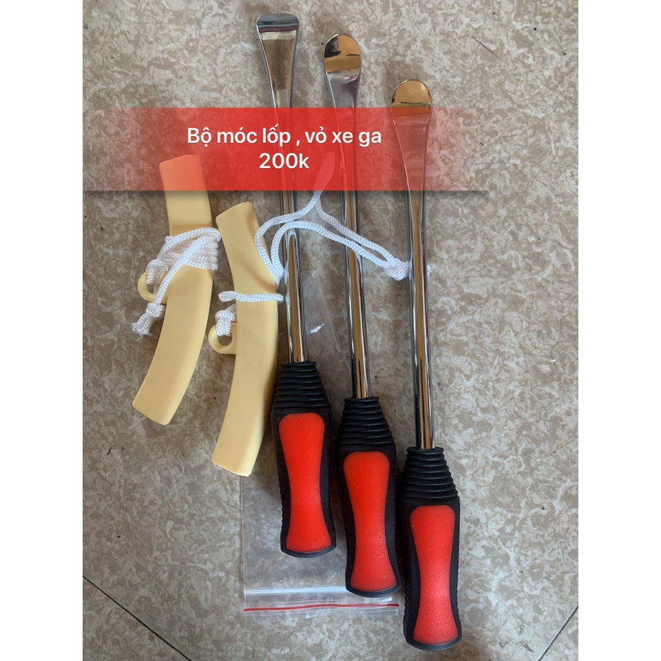 Bộ dụng cụ móc lốp xe, vỏ xe ga