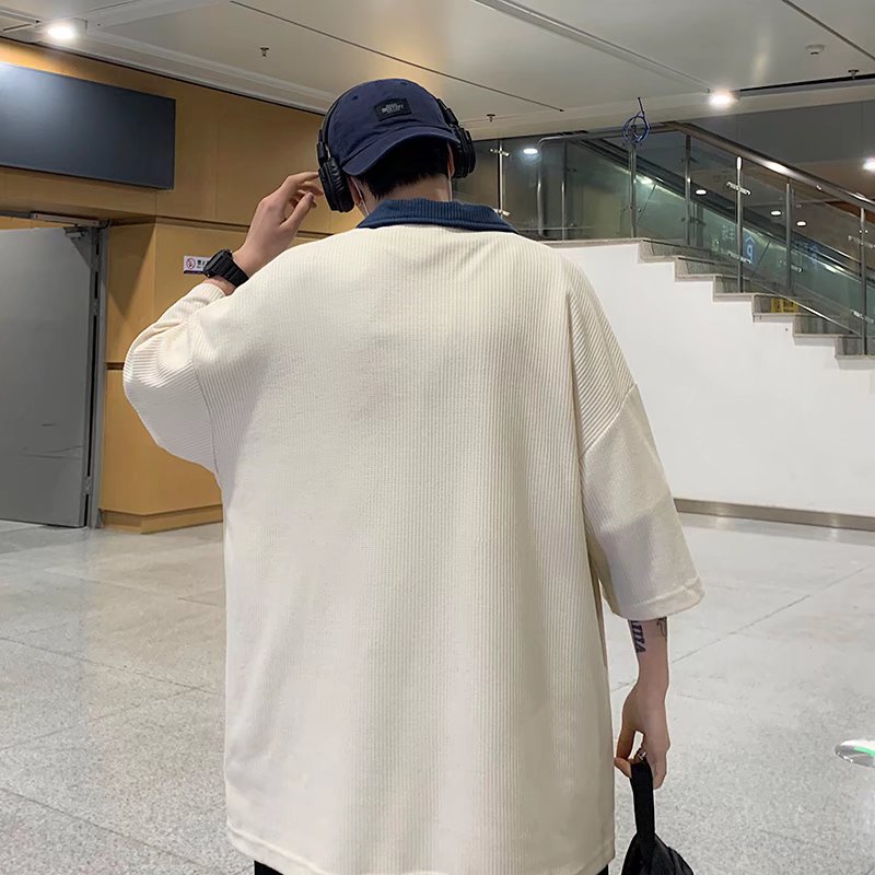 Áo polo Ngắn Tay Thời Trang Mùa Hè Hàn Quốc Dành Cho Nam