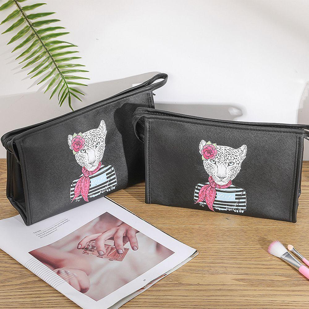 OCEANMAP Túi Đựng Mỹ Phẩm Cỡ Lớn Chống Thấm Nước Có Khóa Kéo Tiện Dụng Cho Nữ