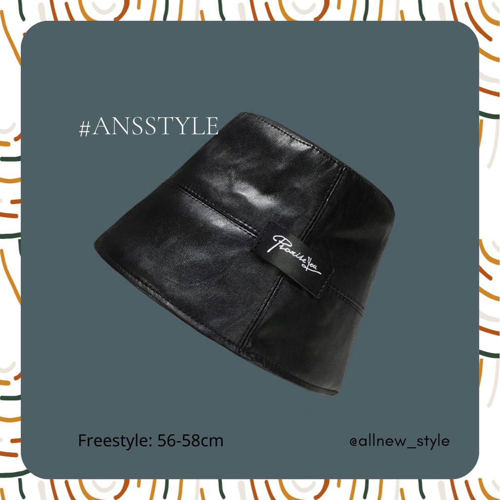 Nón bucket da che mặt Promise you unisex từ Allnewstyle