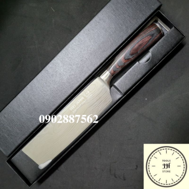 Dao SEKI nhật cán vân gỗ mũi bằng hàng cao cấp siêu đẹp