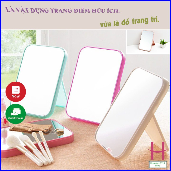 Gương Trang Điểm Để Bàn Chân Chữ T sang sin mịn { H }