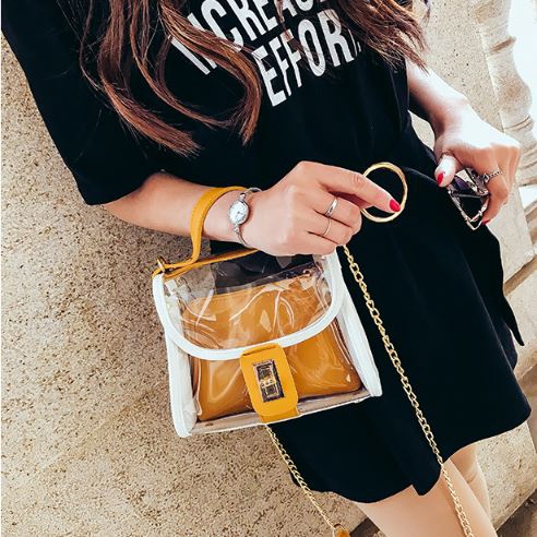 [ Hàng Mới Về ] Túi xách nữ nữ candy trong suốt hottrend - T298