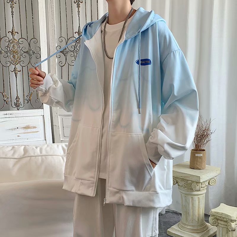 Áo Khoác Hoodie Dáng Rộng Phong Cách Hàn Quốc Thời Trang Cho Cặp Đôi
