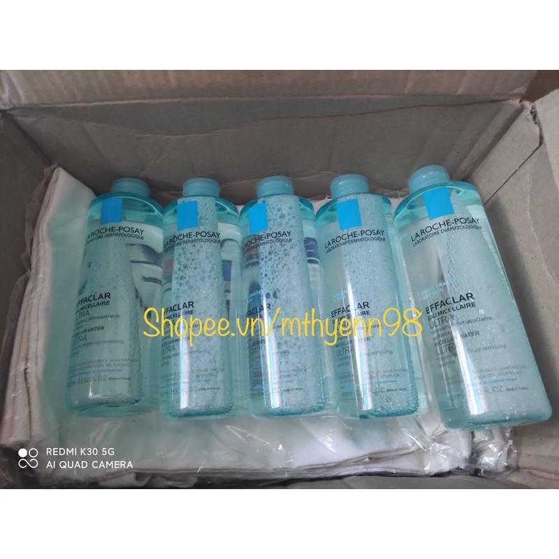 Nước làm sạch sâu tẩy trang cho da dầu nhạy cảm La Roche Posay