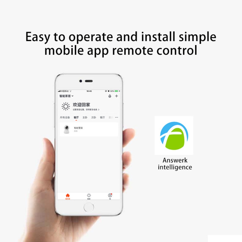 Tuya an ninh Camera Camera IP wifi 1080p HD trong nhà giám sát tầm nhìn ban đêm PK A9 E27