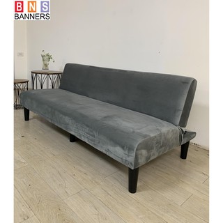 Ghế Sofa Giường Đa Năng KN2001- Xám Khói Nhung 168*86*35 (Sofa Bed)