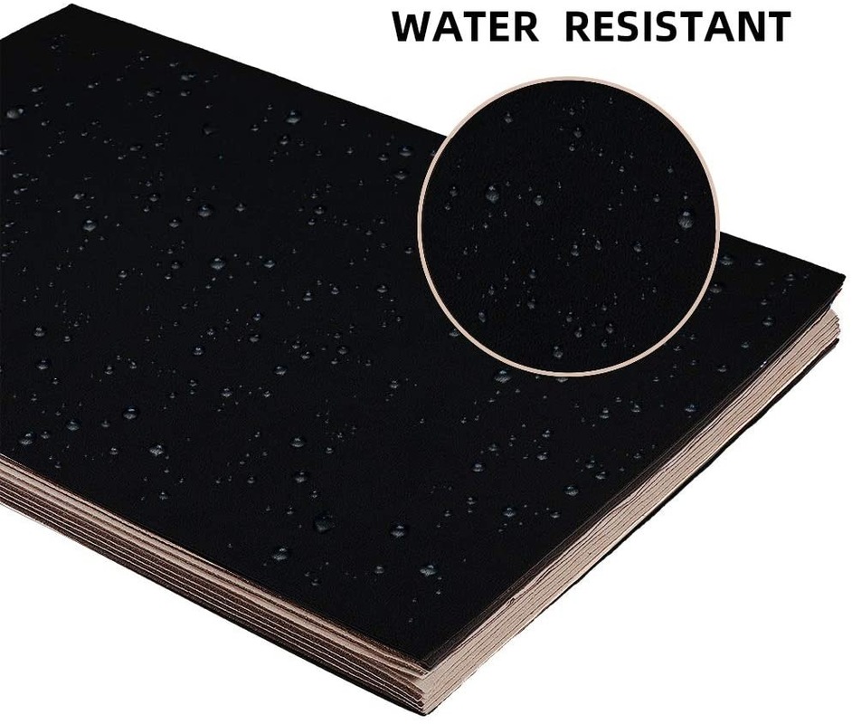 Set 18 Miếng Dán Mặt Lưng Bằng Vải Nhung Chống Thấm Nước Đa Năng Tự Dính 9 Màu Tùy Chọn 8.3 "X 11.8"