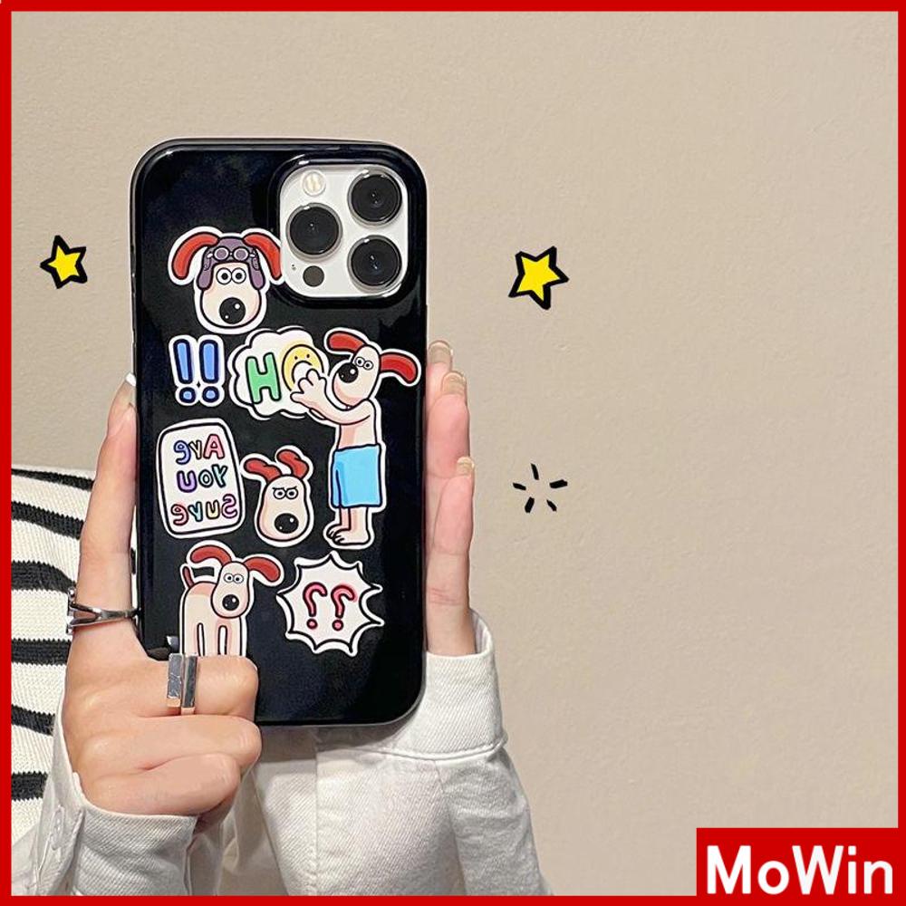 Ốp điện thoại silicon họa tiết chú chó hoạt hình thích hợp cho iPhone 11 Pro Max 13 Pro Max 12 Pro Max 7Plus xr XS Max