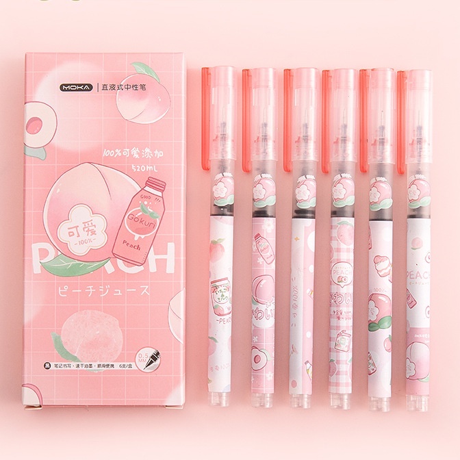 Bút mực gel ngòi 0.5mm in họa tiết hoạt hình dễ thương tiện dụng