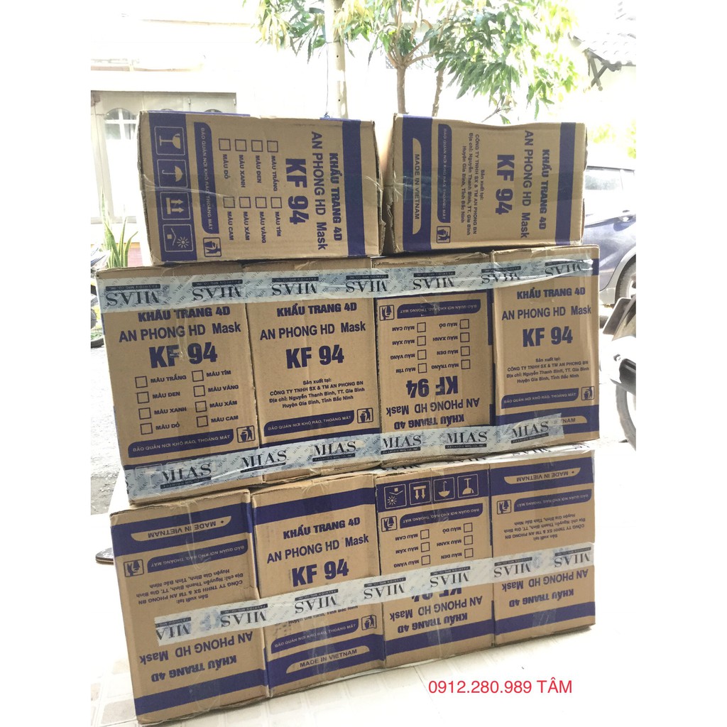 KHẨU TRANG KF94 AN PHONG - HÌNH THẬT 100%.