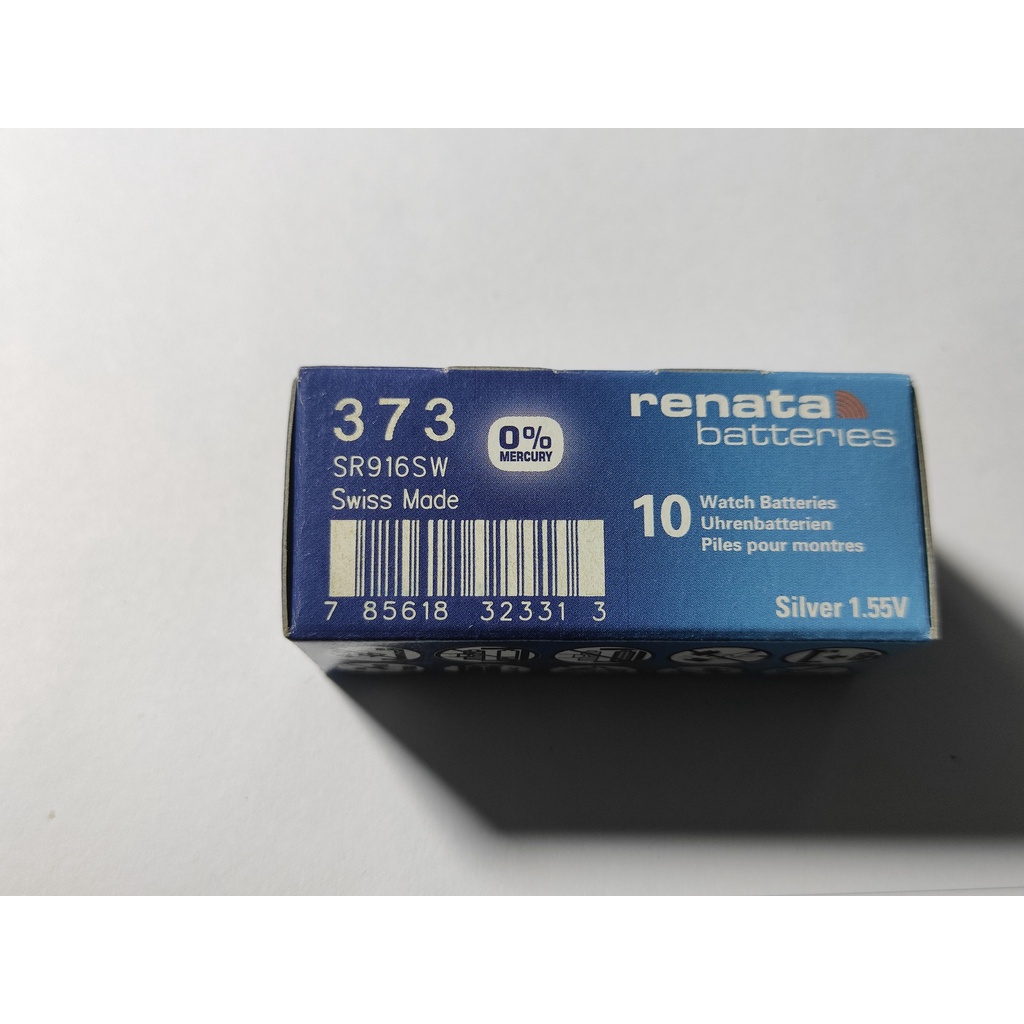 1 Viên Pin Đồng Hồ Renata Thụy Sĩ SR916SW / 373 Loại Tốt