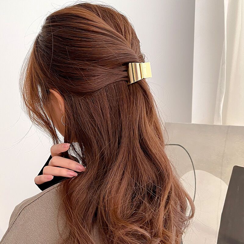 Kẹp tóc mini bằng kim loại kiểu dáng nhỏ gọn tiện dụng