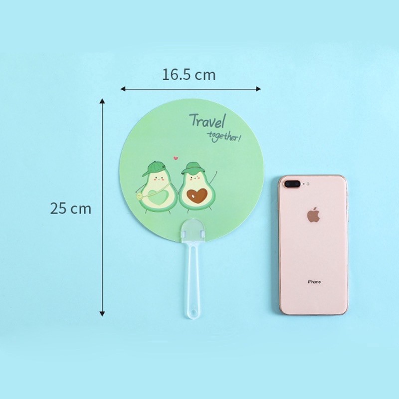 Quạt mini cầm tay bằng nhựa hoạt hình đáng yêu | BigBuy360 - bigbuy360.vn