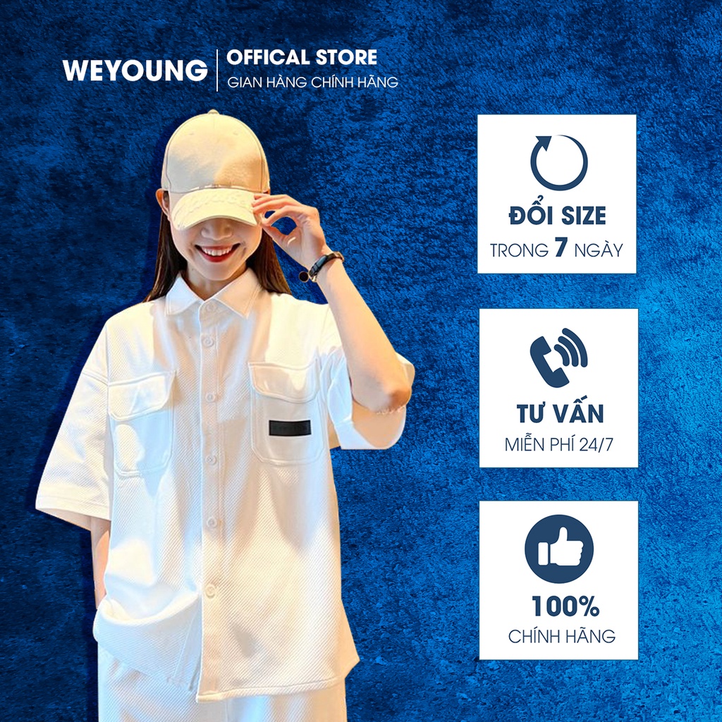 Bộ đồ UNISEX vải cotton gân cao cấp WE YOUNG phong cách Hàn Quốc nam, nữ - WE005