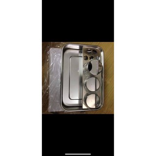 Khay Y tế inox đa năng (khay 3 hũ)