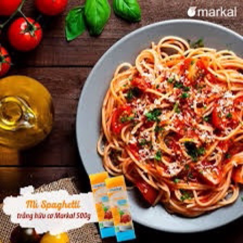 Mỳ Ý - Mì spaghetty hữu cơ Markal 500g date 10/2024