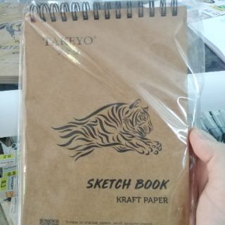Sổ giấy kraft nâu size a5