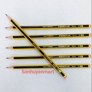 Bút chì Đức sọc vàng đen Staedtler 2B