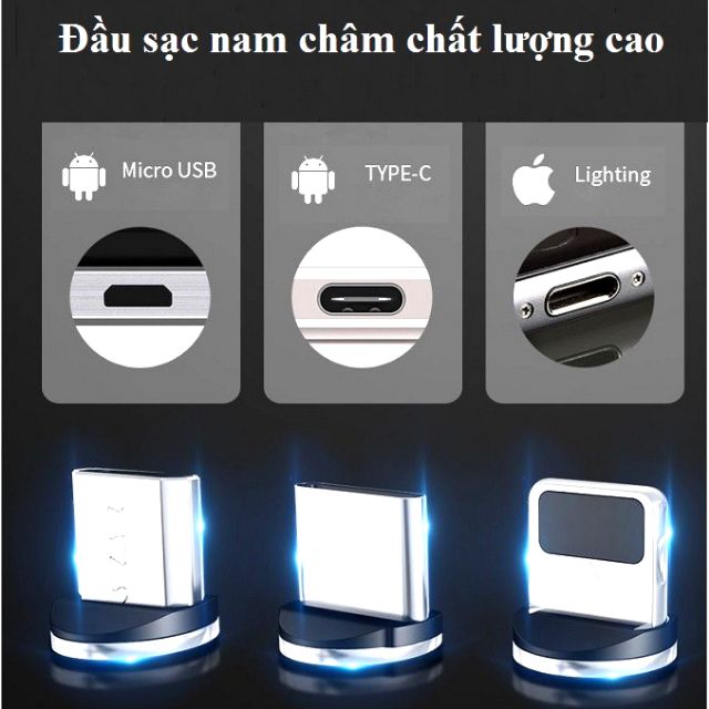 ĐẦU SẠC NAM CHÂM HÚT CỰC MẠNH SIÊU BỀN