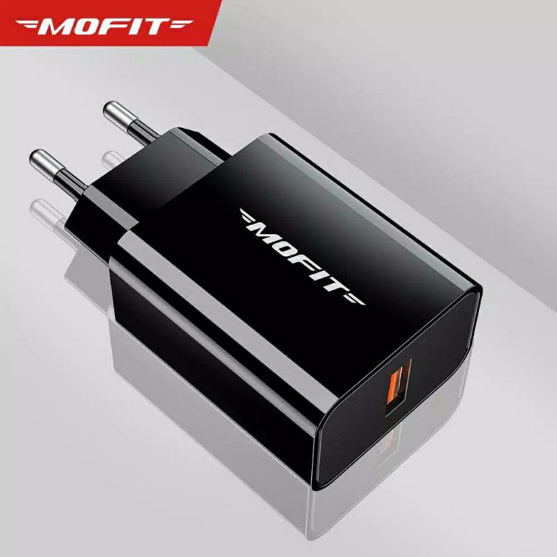 Củ Sạc Nhanh Mofit Mq10 3.0 Usb Đen