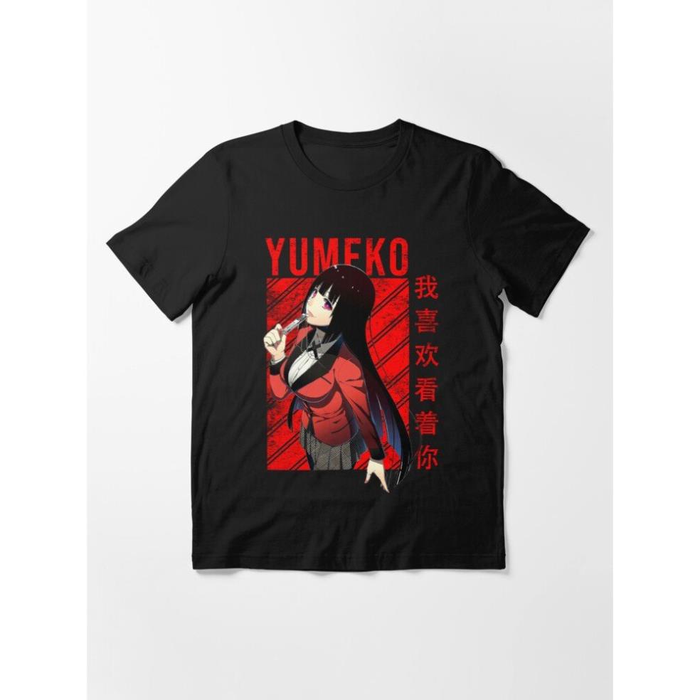 SALE Áo thun phông đen in hình anime chibi HỌC VIỆN ĐỎ ĐEN KAKEGURUI thời trang nam nữ dễ thương độc đáo