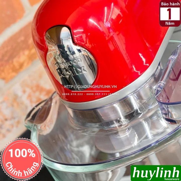 [Mã ELHAMS5 giảm 6% đơn 300K] Máy đánh trứng trộn bột đa năng Kenwood Kmix Standmixer KMX754 - 5 lít - Tô thuỷ tinh