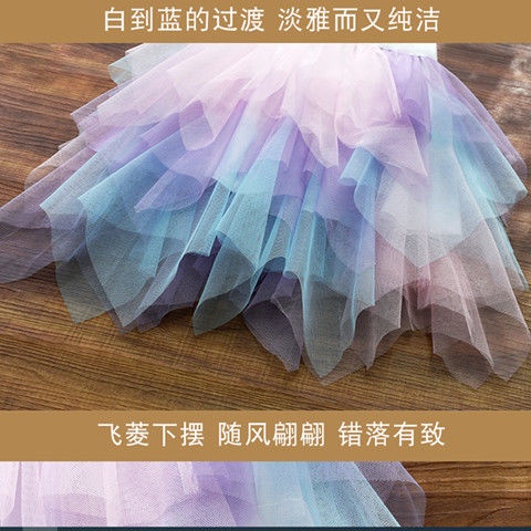 Chân Váy Gạc Dáng Xòe Cho Bé Gái