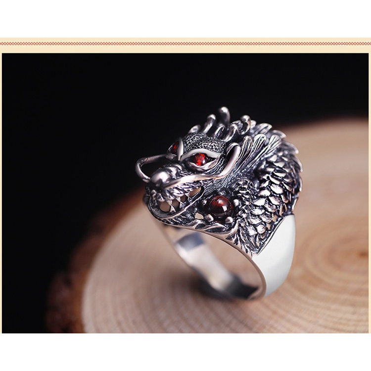 Nhẫn rồng nam bản lớn phong cách cổ điển cực chất - Bim's House