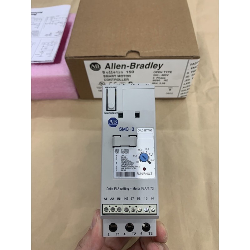 Khởi động mềm Soft Starter Allen Bradley 25 A SMC-3 Series,150-C25NBD