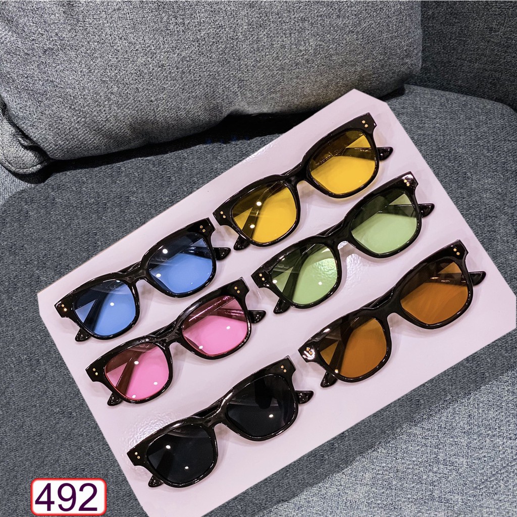 MẮT KÍNH THỜI TRANG 2 CHẤM DỌC NHIỀU MÀU 492 HOT TREND SIÊU CÁ TÍNH | BigBuy360 - bigbuy360.vn
