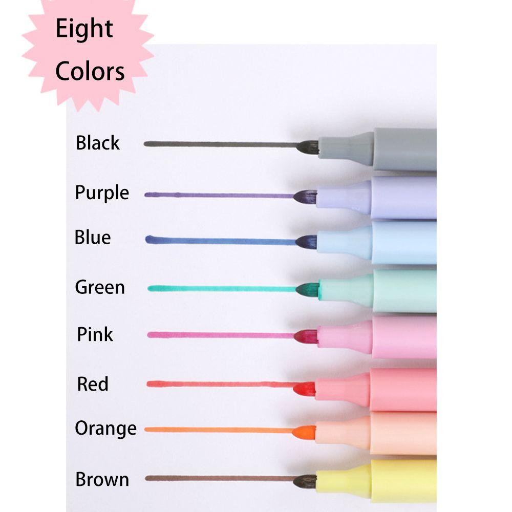 Set 8 Bút Màu Nước 8 Màu Sắc Phong Cách Montessori Dành Cho Các Bé