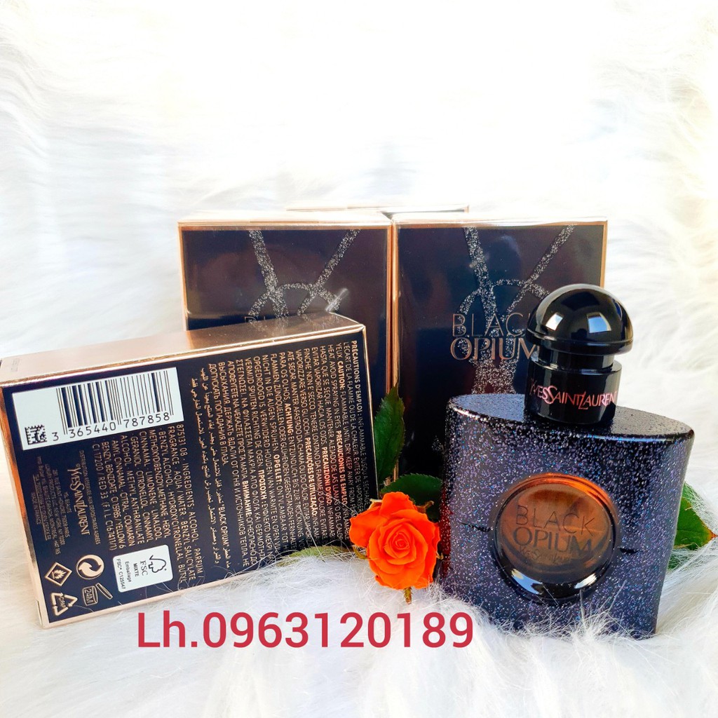 Nước hoa nữ ysl black opium 30ml eau de parfum_hàng chính hãng