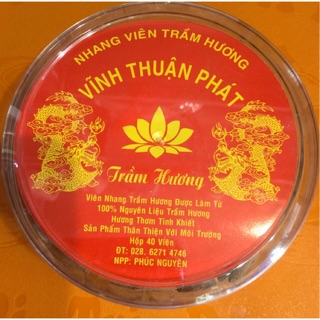 Nhang viên trầm hương, đàn hương, thảo dược Vĩnh Thuận Phát