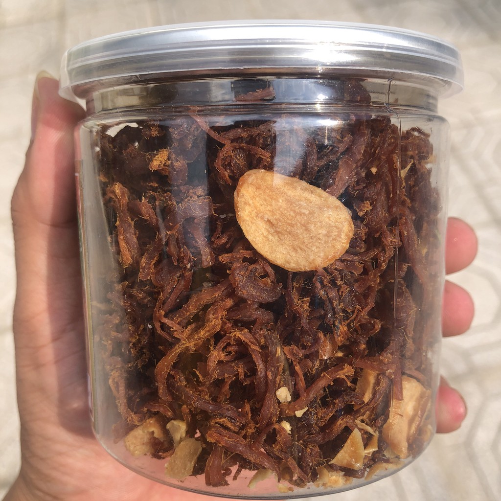  (FREESHIP) Khô Heo Cháy Tỏi Xé sợi Loại 1 Thơm Ngon Hũ 130G Ăn Vặt IMINT FOOD | BigBuy360 - bigbuy360.vn