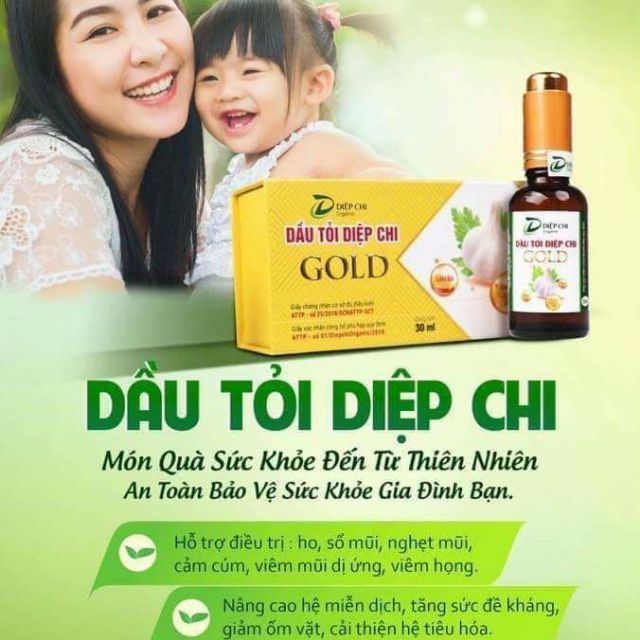 DẦU TỎI DIỆP CHI GOLD