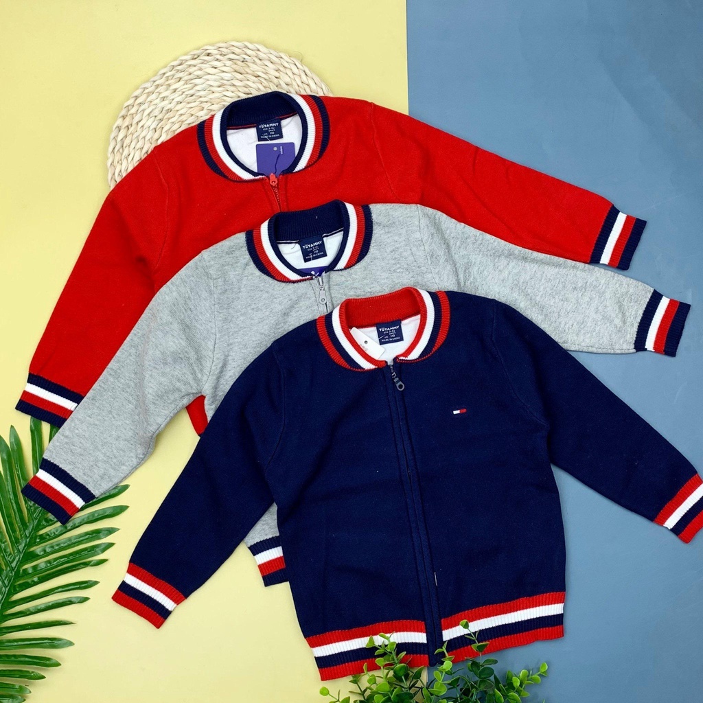 🤠 Siêu Phẩm 🌱 Áo len bé trai, bé gái kéo khóa LITIBABY S100/140 .