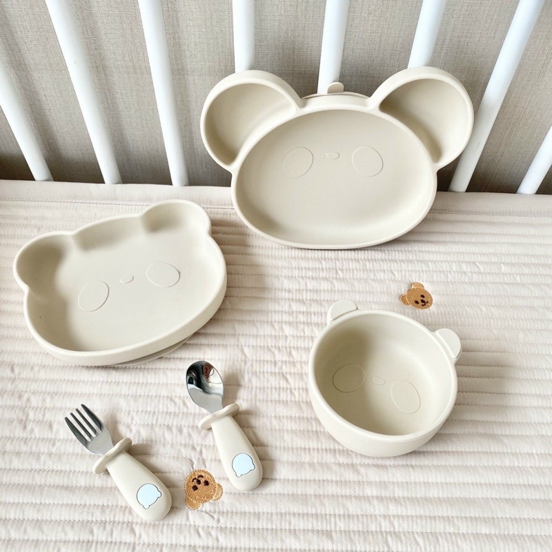 Sét đồ ăn dặm silicone Barot cho bé