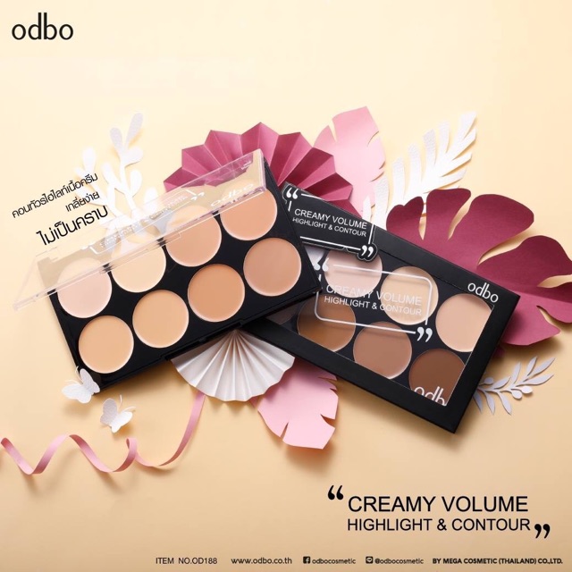 Phấn Tạo Khối Và Highlight Odbo Pro Palette OD138