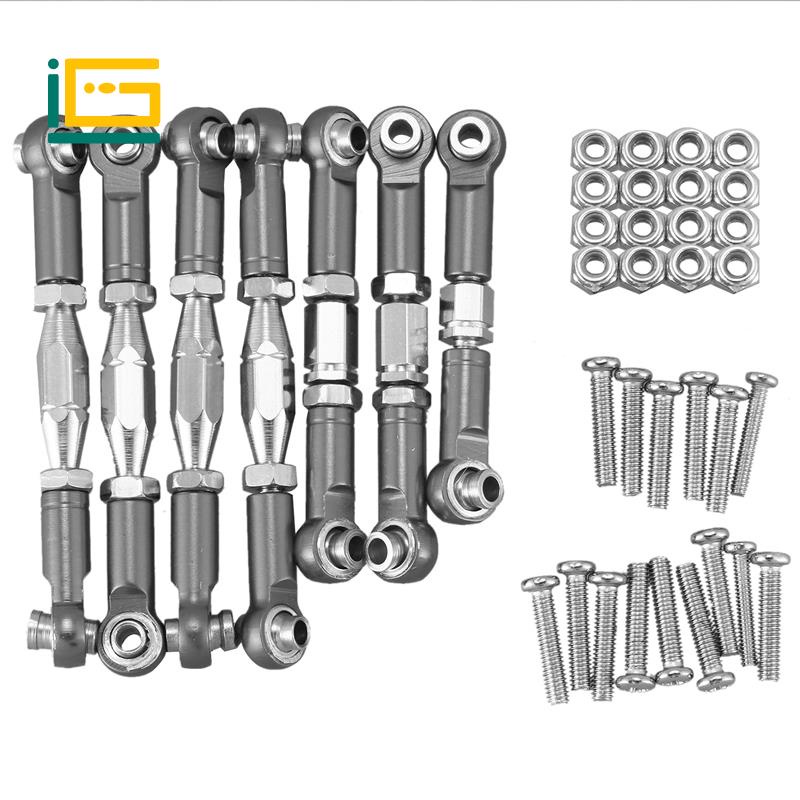 Cho WLtoys 144001 Bộ Phụ Tùng Thanh Kéo Kim Loại Màu Đỏ Cho Xe Hơi Điều Khiển Từ Xa 1/14