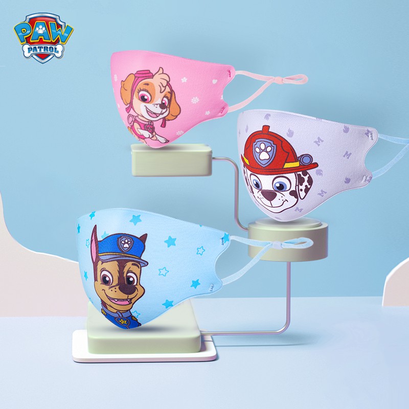 Khẩu trang móc tai thoáng khí in họa tiết đáng yêu cho bé  Paw Patrol