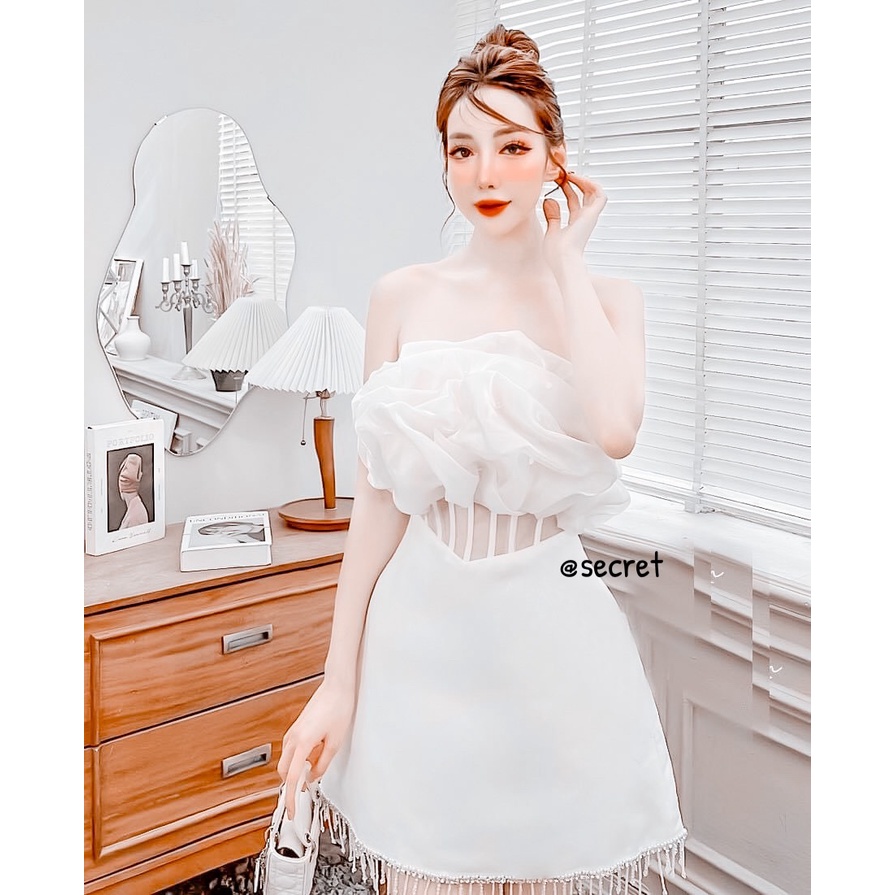 ĐẦM ỐNG BÈO NHÚN PHỒNG CHIẾT EO TƯA DÂY LAI MS84 (HP)