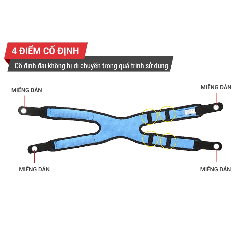 Đai bảo vệ gối kép co giãn 4 chiều, thoáng khí GoodFit GF521K