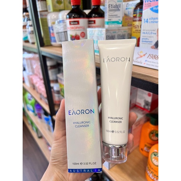 Sữa Rửa Mặt Trắng Sáng Da Eaoron 100ml Hyaluronic Cleanser ( hàng nội địa Úc)