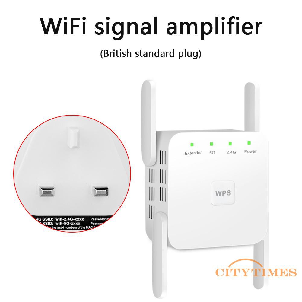Thiết Bị Khuếch Đại Tín Hiệu Wifi 4-antenna 2.4ghz 5.8ghz 1200mbps | BigBuy360 - bigbuy360.vn