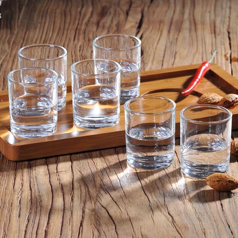 Set 6/12 Ly Trà Nóng Thủy Tinh Trong Suốt Thái Lan UG-323 / LG-440103