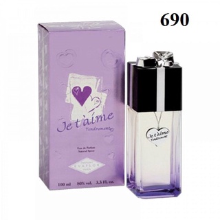 Nước hoa nữ Evaflor Je T’aime Tendrement ngọt ngào, quyến rũ 100ml