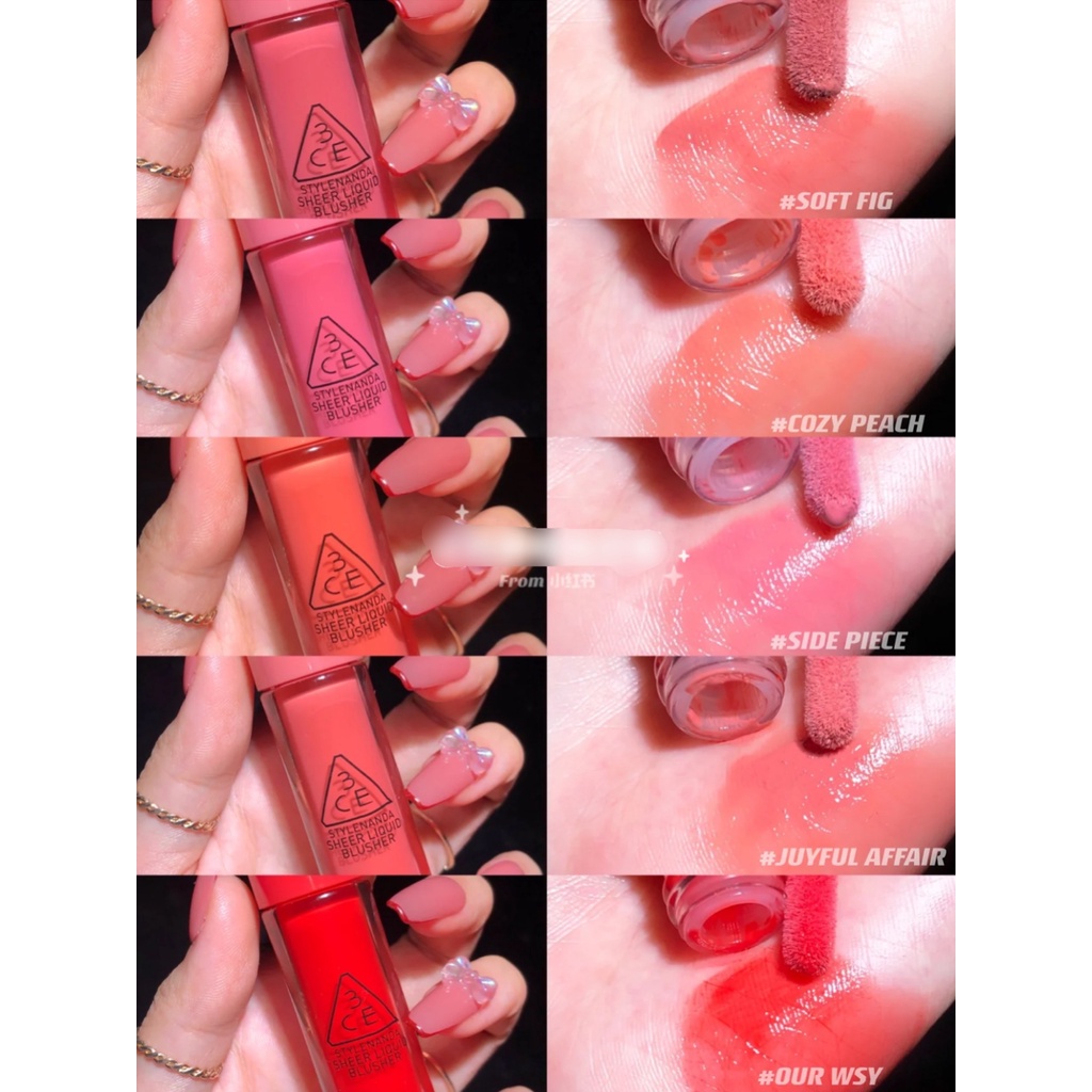 Má Hồng Đa Năng 3ce Sheer Liquid Blusher Dạng Kem