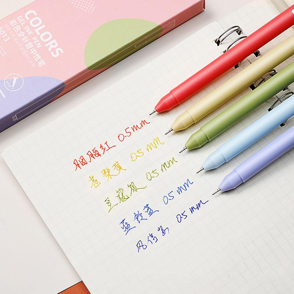 Bút Mực Gel Nhiều Màu Sắc Tiện Dụng Cho Văn Phòng|Bút Đánh Dấu Đầu Nhọn 0.5MM Cho Học Sinh