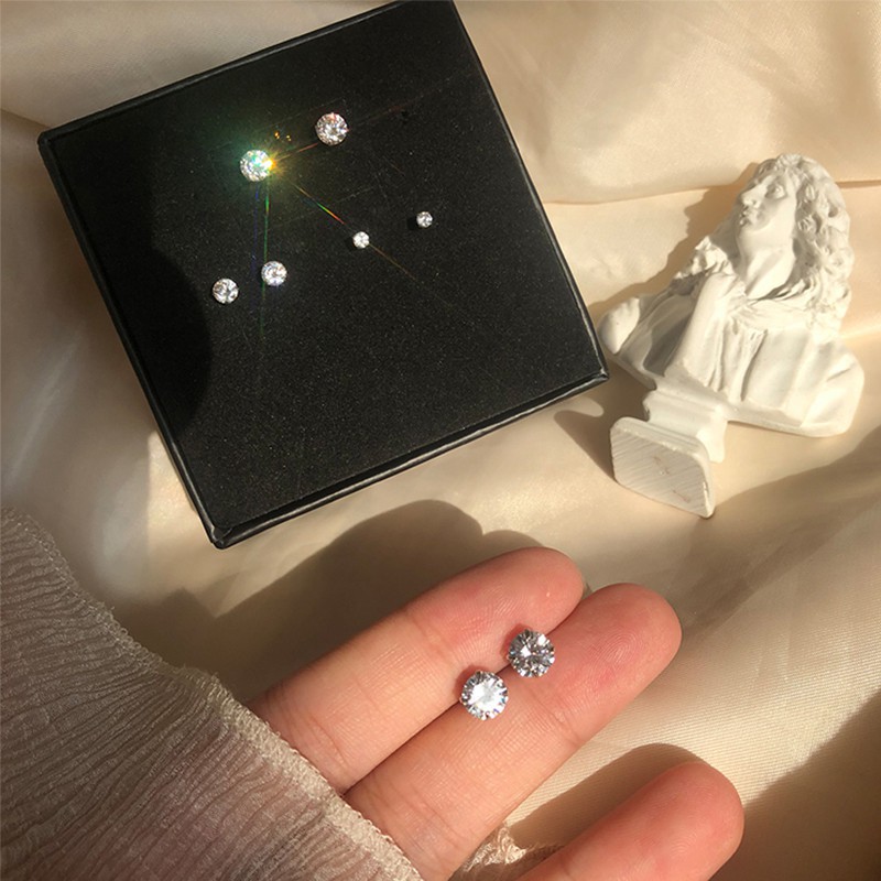 Bông Tai Đính Đá Xinh Xắn Thời Trang Hàn Quốc A713